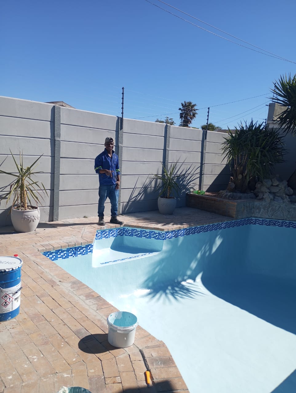 Completed pool project
